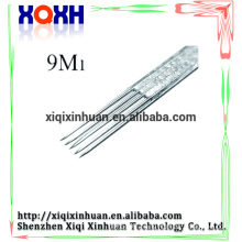 Good quality tattoo equipment disposable silver needles , micropigmentation tattoo machine needles